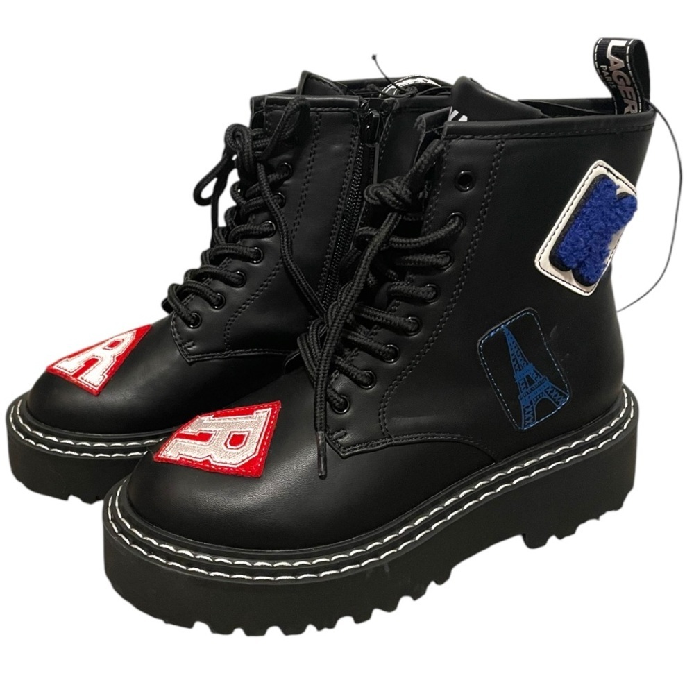 Karl Lagerfeld Paris Dixie Boots NWOT - Picture 2 of 5